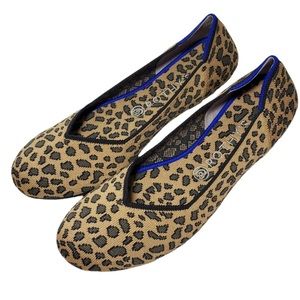 Rothy’s Round Toe Flats in Leopard, size 9 (40), VGUC